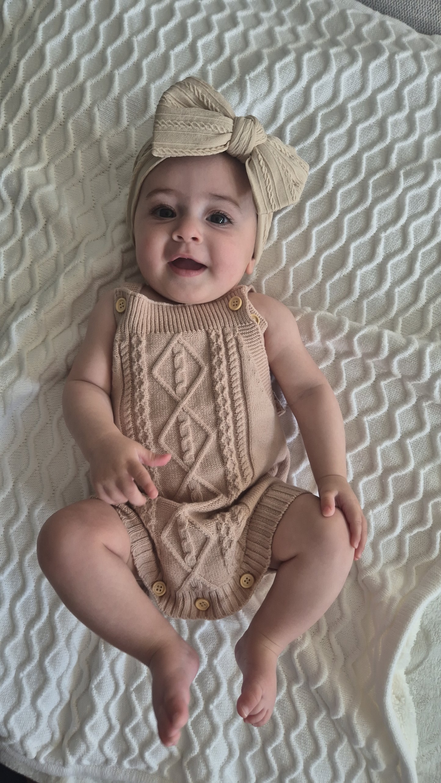 Little Knit Lover Romper