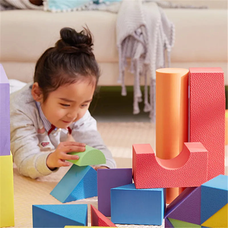 50-Piece Educational Foam Blocks