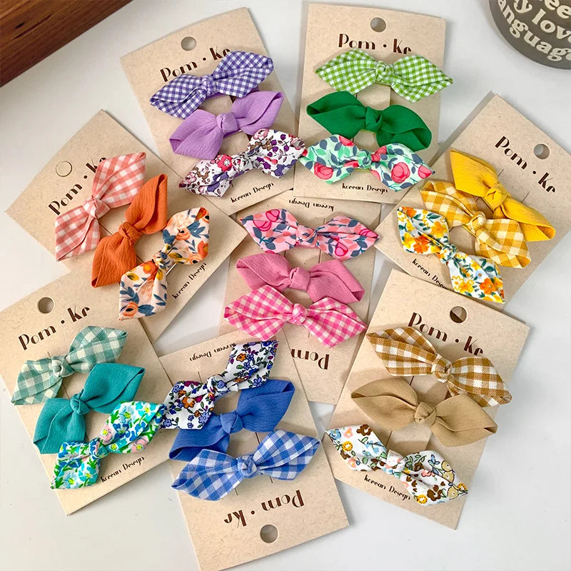 3Pc Set Bow Hair Clip