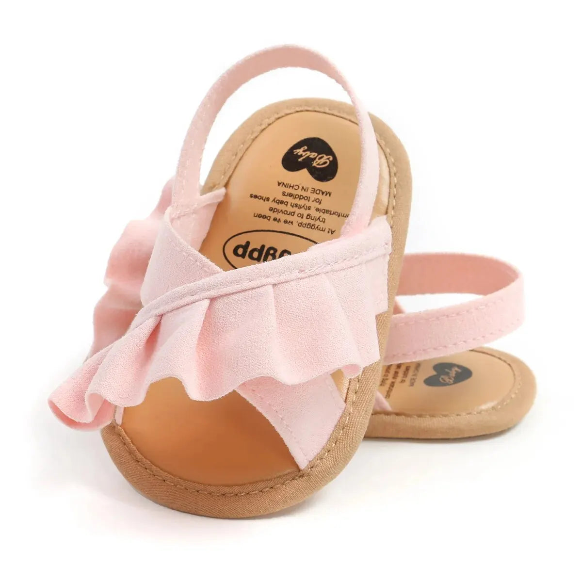 Pink Frill Sandals