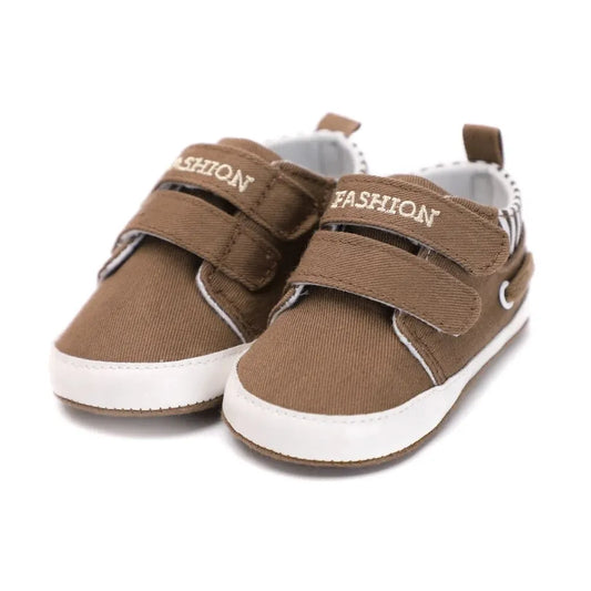 Dark Brown Velcro Sneakers