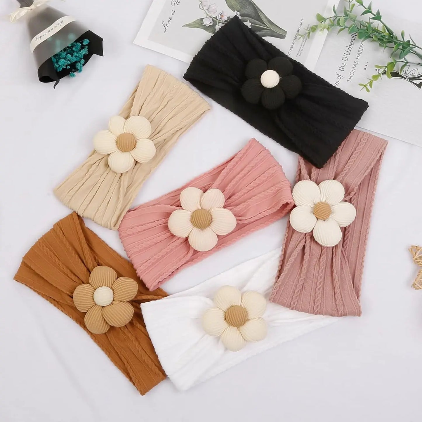 Flower Nylon Hairband