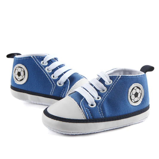 Blue Canvas Sneakers