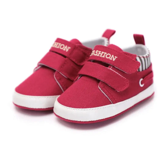 Red Velcro Sneakers