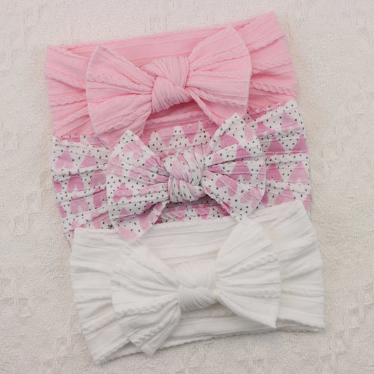 3Pcs/Set Bows Baby Headband