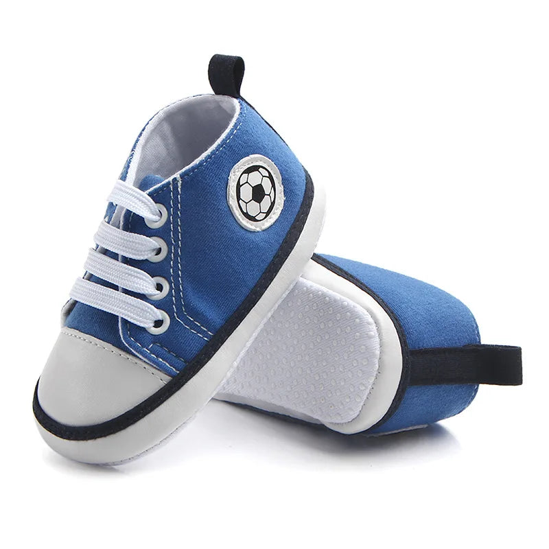 Blue Canvas Sneakers