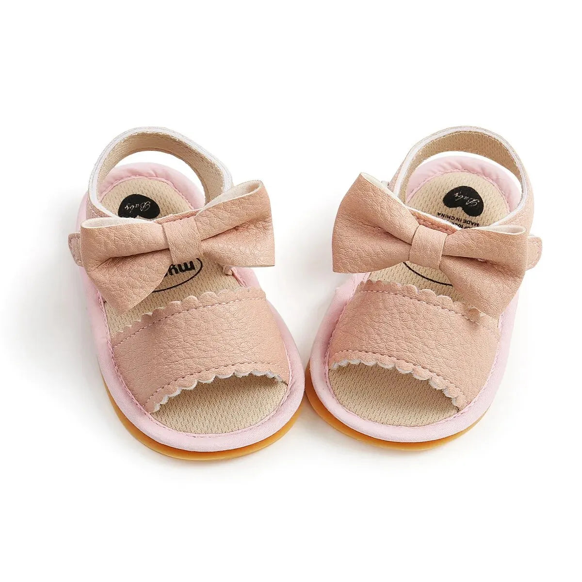 Pink High Bowknot Sandals