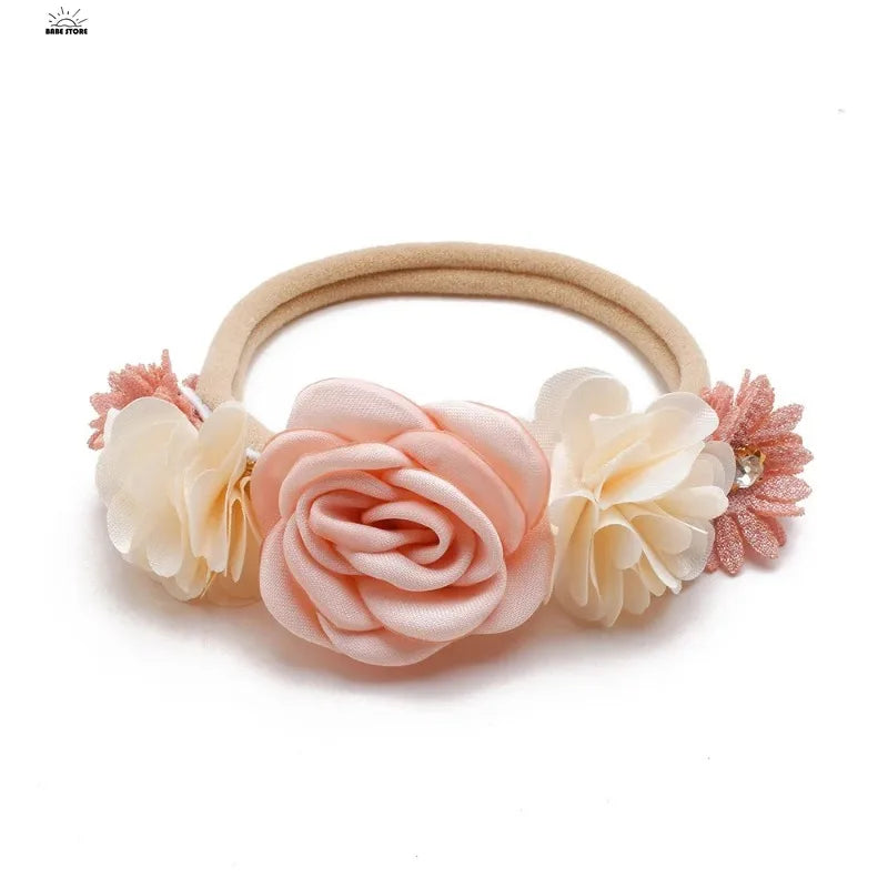 Elastic Floral Headband