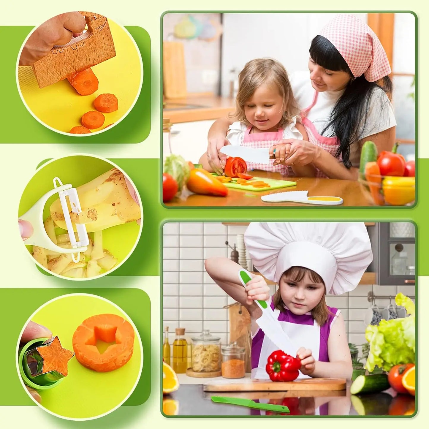 13 Pcs Montessori Chef Set