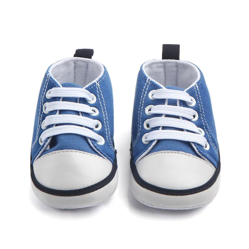 Blue Canvas Sneakers