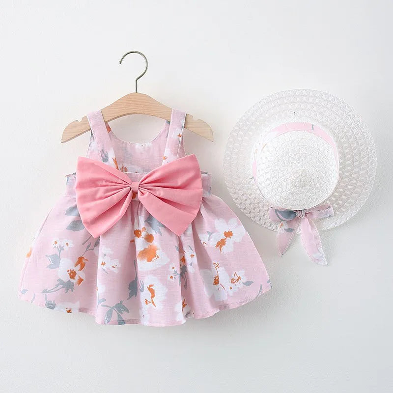 Chrysanthemum Dress and Hat Set