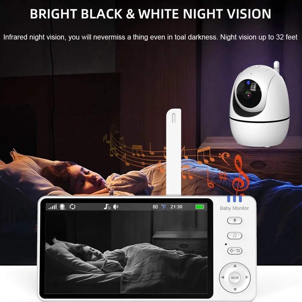 5 Inch Video Baby Monitor