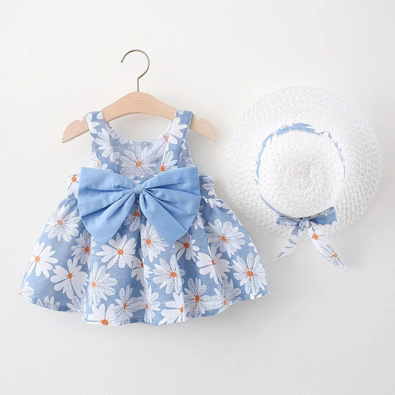 Chrysanthemum Dress and Hat Set