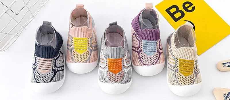 Purple First Steps Styled Mesh Walkers