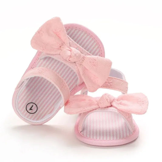 Pink Bow knot Garden Sandals