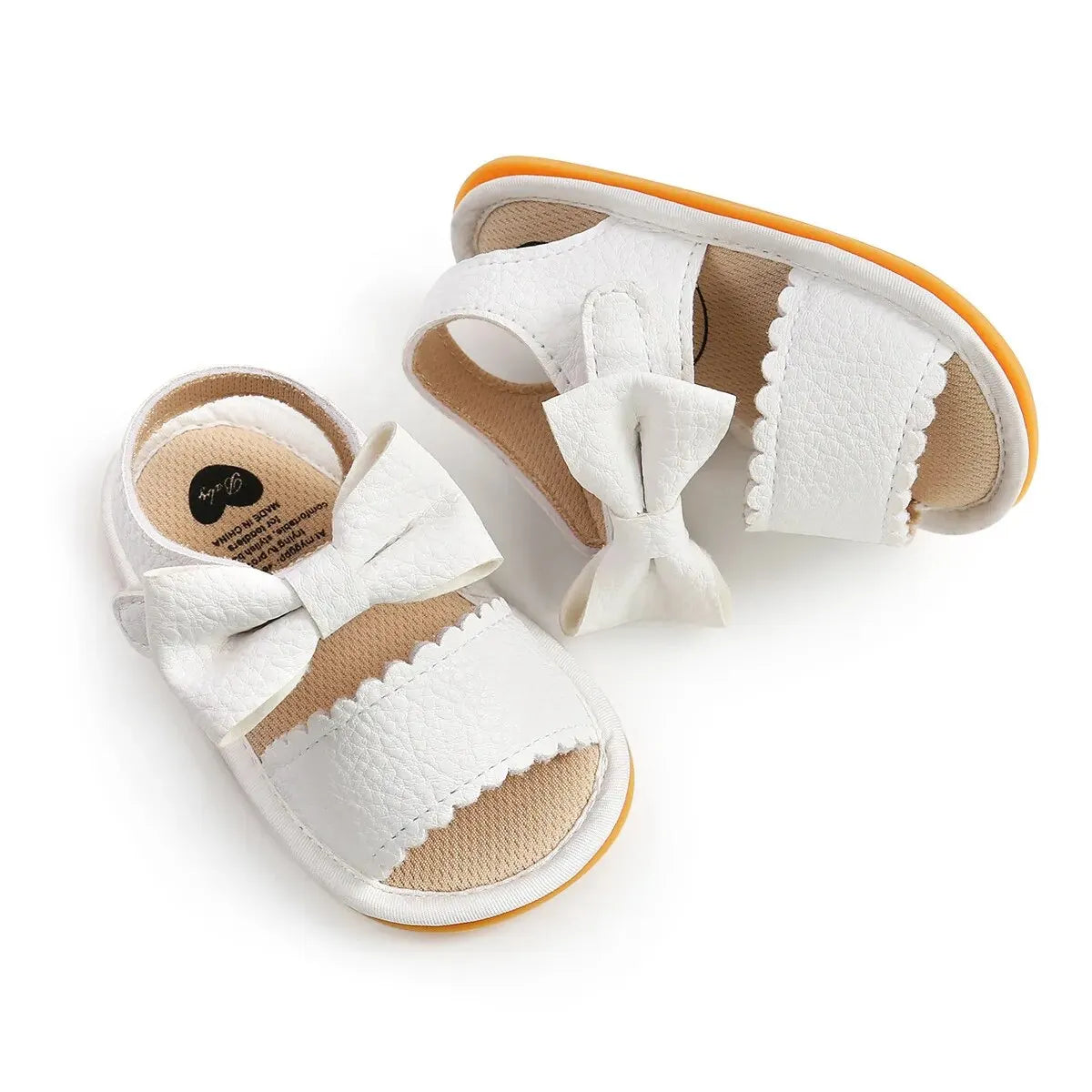 White High Bowknot Sandals