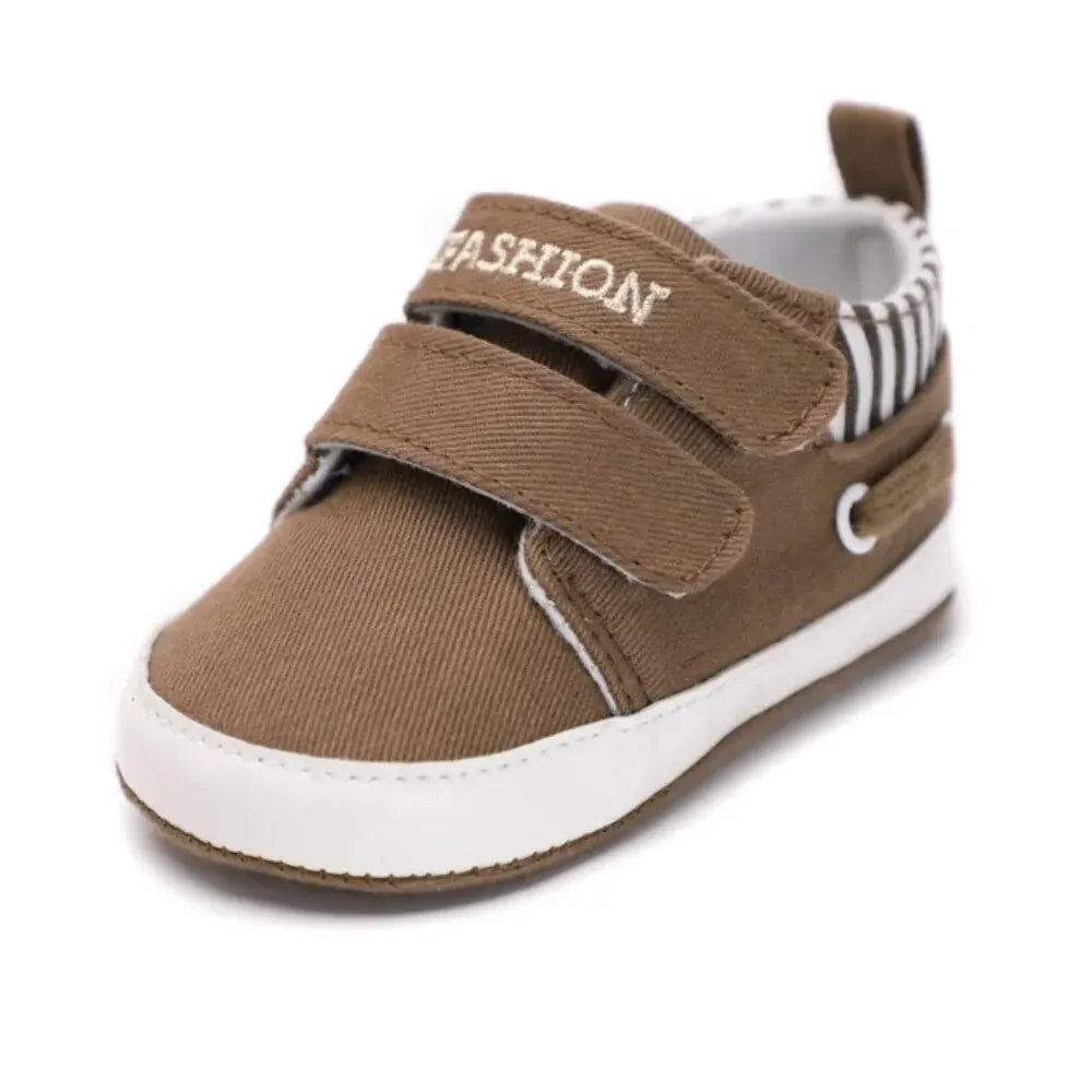 Dark Brown Velcro Sneakers