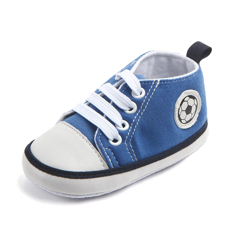 Blue Canvas Sneakers